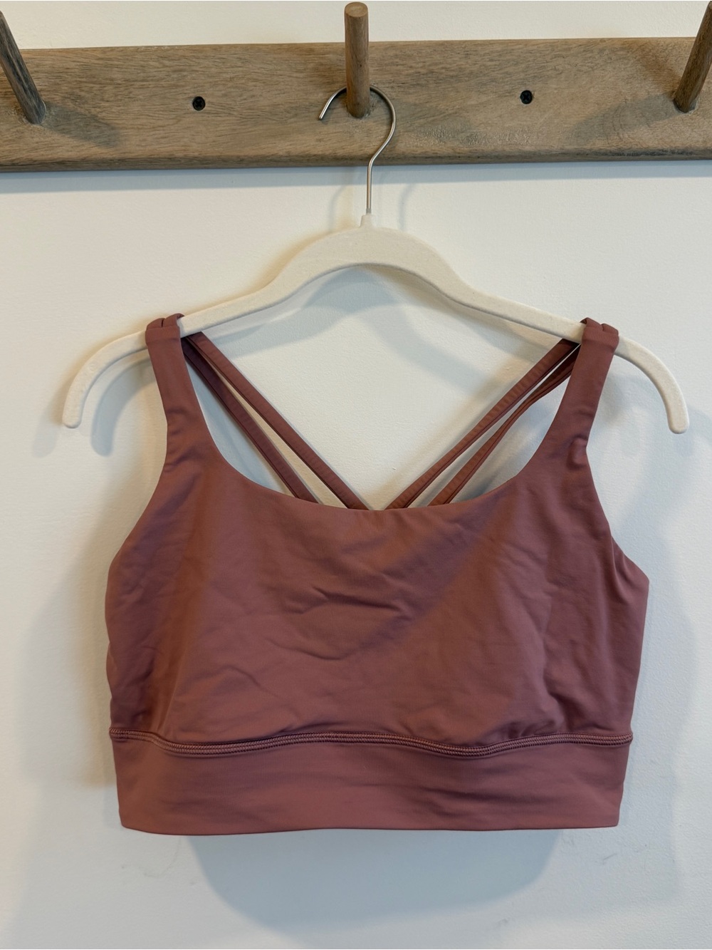 Lululemon Longline Energy Bra, Size 12, Red Clay - Picture 2 of 3